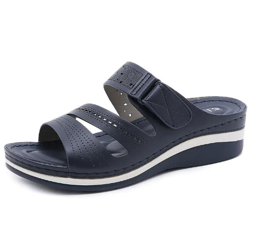 Plus Size Wedge Platform Casual Slippers