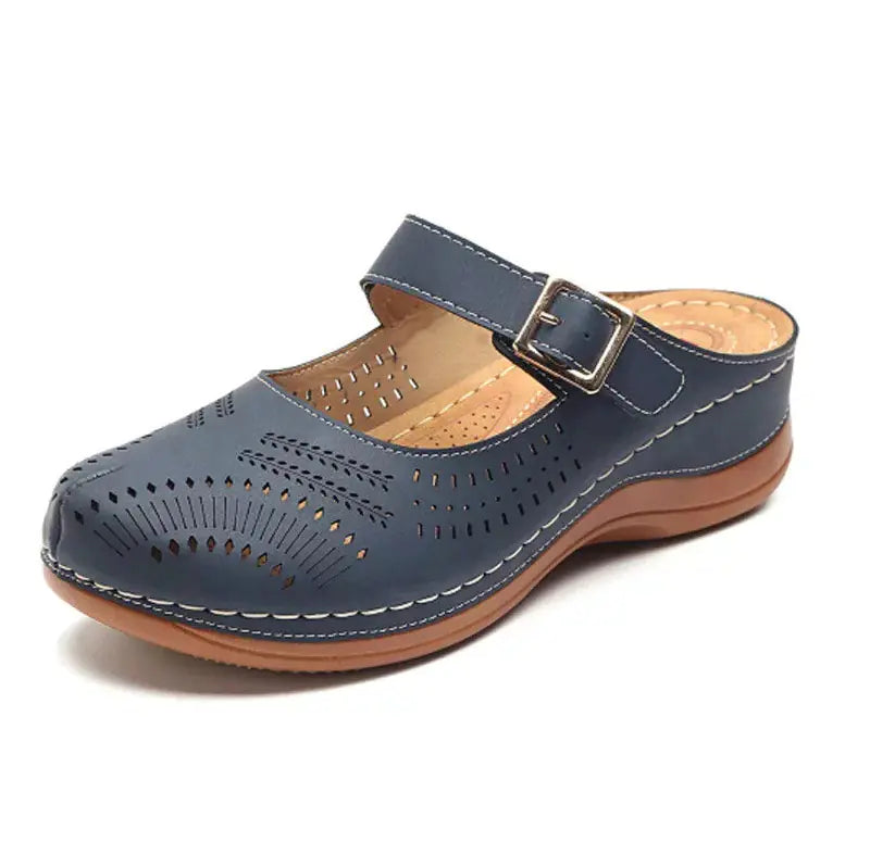 Lightweight Non-Slip Wedge Sandals with Closed Toe