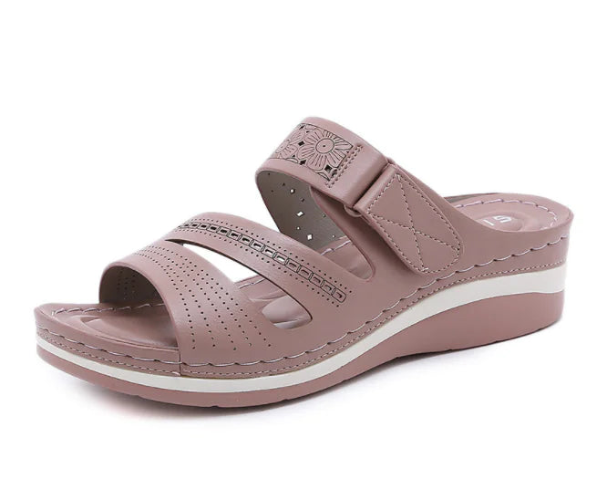 Plus Size Wedge Platform Casual Slippers