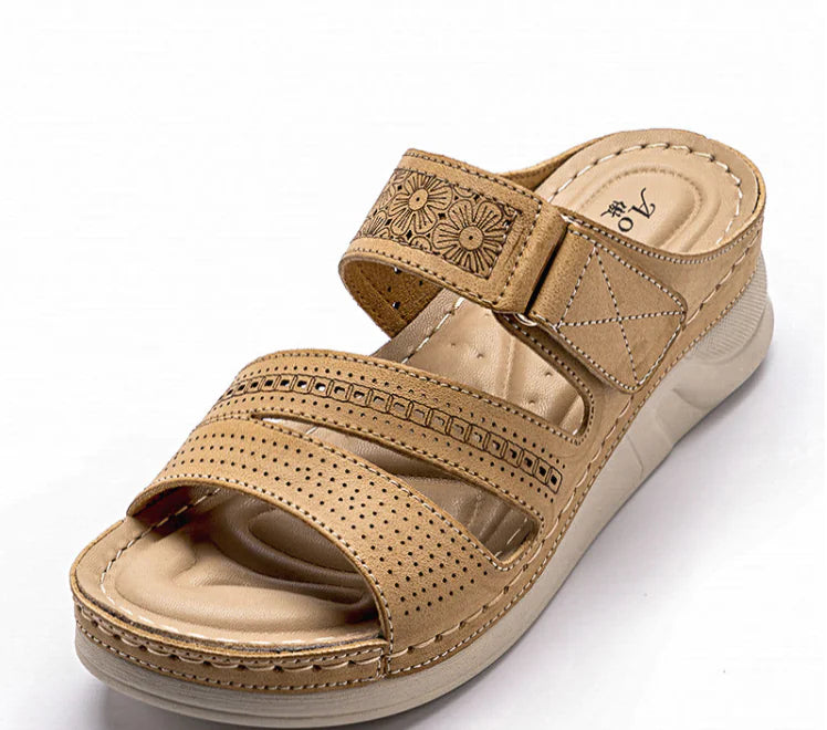 Plus Size Wedge Platform Casual Slippers